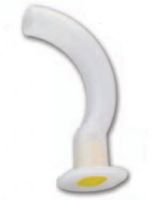 SunMed 1-1504-90 Guedel Airway, Oralpharyngeal, Med. Adult, 90mm, Size 4, Yellow, Box 10 units, Firm airway, Built-in bite block (1150490 1 1504 90) 