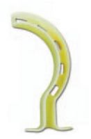 SunMed 1-1508-90 Oralpharyngeal BERMAN Airway, Medium Adult, 90mm, Size 4, Yellow, Box 10 units, Latex free - polyethylene plastic, Vented (1 1508 90 1150890) 