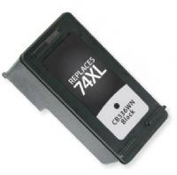Clover Imaging Group 115412 Remanufactured High-Yield Black Ink Cartridge To Replace HP CB336WN, HP74XL; Yields 750 Prints at 5 Percent Coverage; UPC 801509142273 (CIG 115412 115 412 115-412 CB 336WN CB-336WN HP-74XL HP 74XL) 