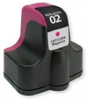 Clover Imaging Group 115415 Remanufactured Magenta Ink Cartridge To Replace HP C8772WN, HP02; Yields 370 prints at 5 Percent Coverage; UPC 801509142303 (CIG 115415 115 415 115-415 C8 772WN C8-772WN HP-02 HP 02) 