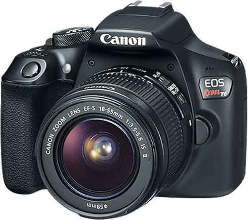 Canon 1159C003 EOS Rebel T6 EF-S 18-55mm IS II; ISO 100-6400 (expandable to H: 12800) for shooting from bright light to low light; Large, 3.0-inch LCD monitor with 920000 dots shows fine details and provides easy viewing; Scene Intelligent Auto mode simplifies settings for users without extensive photography experience; Feature Guide offers short descriptions of shooting modes, settings and effects for easy operation; UPC 013803271348 (1159C003 1159C003 1159C003)