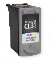 Clover Imaging Group 116187 Remanufactured Tri-Color Ink Cartidge for Canon CL-31; Yields 206 Prints at 5 Percent Coverage; UPC 801509194524 (CIG 116187 116-187 116 187 1900B002 1900 B002 1900-B-002 CL-31 CL31 CL 31) 