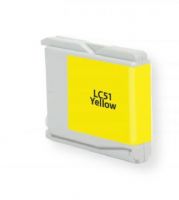 Clover Imaging Group 116259 Remanufactured Yellow Ink Cartridge for Brother LC51Y, Yellow Color; Yields 400 prints at 5 Percent Coverage; UPC 801509148770 (CIG 116259 116-259 116 259 LC51Y LC-51-Y LC 51 Y) 