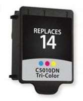 Clover Imaging Group 116298 Remanufactured Tri-Color Ink Cartridge To Replace HP C5010DN, HP14; Yields 470 Prints at 5 Percent Coverage; Cyan, Magenta, and Yellow; UPC 801509149173 (CIG 116298 116 298 116-298 C5 010DN C5-010DN HP-14 HP 14) 