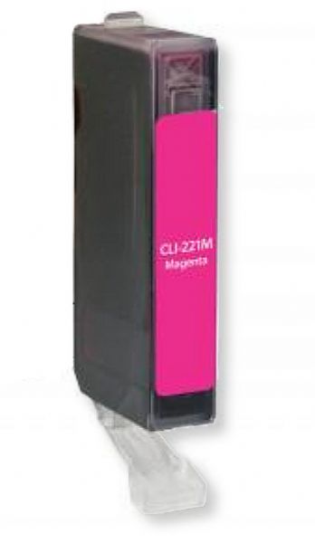 Clover Imaging Group 116901 Remanufactured Magenta Ink Cartridge for Canon CLI-221; Yields 530 Prints at 5 Percent Coverage; UPC 801509169331 (CIG 116901 116-901 116 901 2948B001 2948 B001 2948-B-001 CLI-221 CLI221 CLI 221)