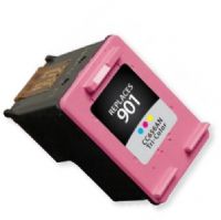 Clover Imaging Group 116995 Remanufactured Tri-Color Ink Cartridge To Replace HP CC656AN, HP901; Yields 360 Prints at 5 Percent Coverage; UPC 801509190670 (CIG 116995 116 995 116-995 CC 656AN CC-656AN HP-901 HP 901) 
