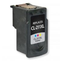 Clover Imaging Group 117199 Remanufactured Tri-Color Ink Cartridge for Canon CLI-211XL; Yields 349 Prints at 5 Percent Coverage; UPC 801509194258 (CIG 117199 117-199 117 199 2975B001 2975 B001 2975-B-001 CLI-211XL CLI 211 XL CLI-211-XL) 