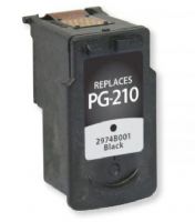Clover Imaging Group 117202 Remanufactured Black Ink Cartridge for Canon PG-210; Yields 220 Prints at 5 Percent Coverage; UPC 801509194289 (CIG 117202 117-202 117 202 2974B001 2974 B001 2974-B-001 PG-210 PG 210 PG-210) 