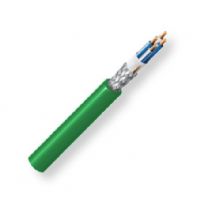 BELDEN1172AG7W1000, Model 1172A, 26 AWG, 4-Conductor, Starquad Microphone Cable; Green Color; High-conducitivity bare copper conductors; Polyethylene insulation; Tinned copper French Braid shield; Bare copper drain; PVC jacket; UPC 612825107798 (BELDEN1172AG7W1000 TRANSMISSION CONNECTIVITY SOUND WIRE) 