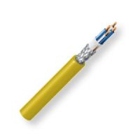 BELDEN1172AG8M1000, Model 1172A, 26 AWG, 4-Conductor, Starquad Microphone Cable; Yellow Color; High-conducitivity bare copper conductors; Polyethylene insulation; Tinned copper French Braid shield; Bare copper drain; PVC jacket; UPC 612825107828 (BELDEN1172AG8M1000 TRANSMISSION CONNECTIVITY WIRE SOUND) 