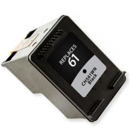 Clover Imaging Group 117343 Remanufactured Black Ink Cartridge To Replace HP CH561WN, HP61; Yields 190 Prints at 5 Percent Coverage; UPC 801509201154 (CIG 117343 117 343 117-343 CH 561WN CH-561WN HP-61 HP 61)