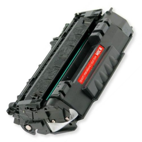 Clover Imaging Group 117367P Remanufactured MICR Black Toner Cartridge To Replace HP Q7553A; Yields 3000 Prints at 5 Percent Coverage; UPC 801509202359 (CIG 117367P 117 367 P  117-367-P Q 7553A Q-7553A)