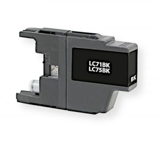 Clover Imaging Group 117423 Remanufactured High Yield Black Ink Cartridge for Brother LC71, Black; Yields 600 Prints at 5 Percent Coverage; UPC 801509201789 (CIG 117423 117-423 117 423 LC71BK LC-71-BK LC 71 BK LC-71BK LC-71XL)