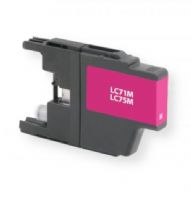 Clover Imaging Group 117425 Remanufactured New High Yield Magenta Ink Cartridge for Brother LC71M and LC75M, Magenta Color; Yields 600 prints at 5 Percent Coverage; UPC 801509201802 (CIG 117425 117-425 117 425 LC71M LC-71-M 75M LC-75-M LC 71 M LC 75 M) 