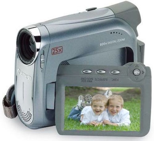 Canon 1176B001 Model ZR500 MiniDV Digital Camcorder, 2.7