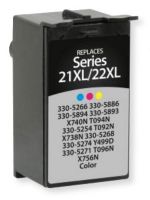 Clover Imaging Group 117818 Remanufactured Tri-Color High-Yield Ink Cartridge for Dell 330-5266, 330-5886, 330-5894, 330-5893, Cyan, Magenta, and Yellow; Yields 340 Prints at 5 Percent Coverage; UPC 801509213935 (CIG 117 818 117-818 330 5266, 330 5886, 330 5894, 330 5893 3305266, 3305886, 3305894, 3305893) 