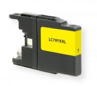 Clover Imaging Group 118010 Remanufactured New Extra High Yield Yellow Ink Cartridge for Brother LC79XXL, Yellow Color; Extra High Yield; UPC 801509218596 (CIG 118010 118-010 118 010 LC79Y LC-79-Y LC 79 Y LC-79Y LC-79XXL) 