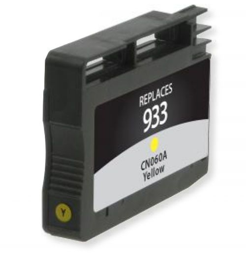 Clover Imaging Group 118018 Remanufactured Yellow Ink Cartridge To Replace HP CN060A, HP933; Yields 330 Prints at 5 Percent Coverage; UPC 801509218671 (CIG 118018 118 018 118-018 CN 060A CN-060A HP-933 HP 933)