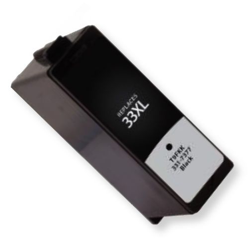 Clover Imaging Group 118044 New Extra High Capacity Black Ink Cartridge for Dell T9FKK, 331-7377; Yields 750 Prints at 5 Percent Coverage; UPC 801509296617 (CIG 118044 118 044 118-044 T9-FKK T9FKK T9 FKK 3317377 331 7377)