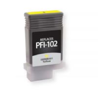 Clover Imaging Group 118065 Remanufactured High Yield Yellow Ink Cartidge for Canon PFI-102, Yellow Color; UPC 801509341096 (CIG 118065 118-065 118 065 0898B001 0898 B001 0898-B-001 PFI-102 PFI102 PFI 102) 
