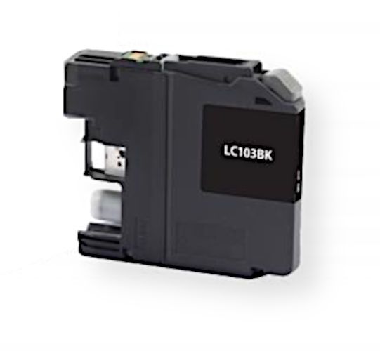 Clover Imaging Group 118066 Remanufactured New High Yield Black Ink Cartridge for Brother LC103XL; Black; Yields 600 Prints at 5 Percent Coverage; UPC 801509317220 (CIG 118066 118-066 118 066 LC103BK LC-103-BK LC 103 BK LC-103BK LC103XL)