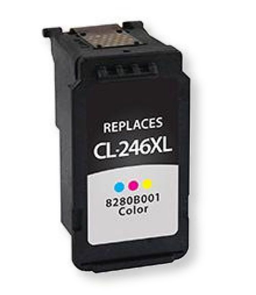 Clover Imaging Group 118078 New Tri-Color Ink Cartridge for Canon CL-246XL; Cyan, Magenta and Yellow; Yields 300 Prints at 5 Percent Coverage; UPC 801509322262 (CIG 118078 118-078 118 078 CL-246XL CL246XL CL 246 XL 8280B001 8280 B001 8280-B-001 8280-B001)