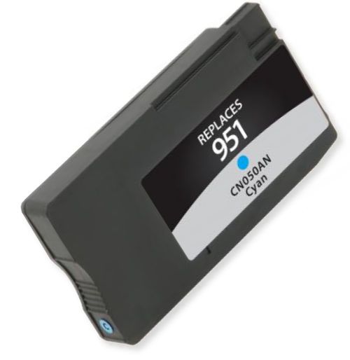 Clover Imaging Group 118088 Remanufactured Cyan Ink Cartridge To Replace HP CN050AN, HP951; Yields 700 Prints at 5 Percent Coverage; UPC 801509327816 (CIG 118088 118 088 118-088 CN 050AN CN-050AN HP-951 HP 951)
