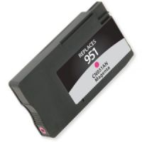 Clover Imaging Group 118089 Remanufactured Magenta Ink Cartridge To Replace HP CN051AN, HP951; Yields 700 Prints at 5 Percent Coverage; UPC 801509327823 (CIG 118089 118 089 118-089 CN 051AN CN-051AN HP-951 HP 951) 