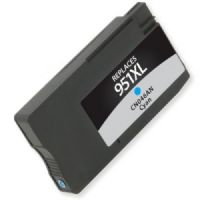 Clover Imaging Group 118092 Remanufactured High-Yield Cyan Ink Cartridge To Replace HP CN046AN, HP951XL; Yields 1500 Prints  at 5 Percent Coverage; UPC 801509327854 (CIG 118092 118 092 118-092 CN 046AN CN-046AN HP-951XL HP 951XL) 