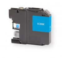 Clover Imaging Group 118104 Remanufactured High Yield Cyan Ink Cartridge for Brother LC203C, Cyan Color; Yields 550 prints at 5 Percent Coverage; UPC 801509340952 (CIG 118104 118-104 118 104 LC203C LC-203-C LC 203 C LC203XL LC 203XL LC-203XL LC 203 XL) 
