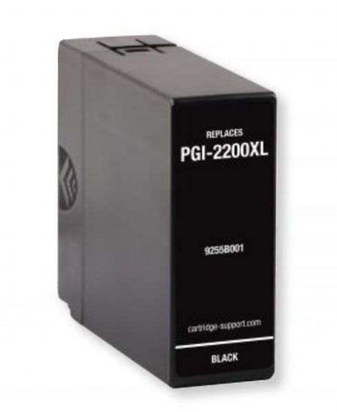 Clover Imaging Group 118115 New Black High Yield Ink Cartridge for Canon PGI-2200XL; Yields 2500 Prints at 5 Percent Coverage; UPC 801509358773 (CIG 118115 118-115 118 115 PGI-2200-XL PGI2200XL PGI 2200 XL 9291B001 9291 B001 9291-B-001 9291-B001 9255B001 9255 B001 9255-B001)