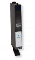 Clover Imaging Group 118127 Remanufactured Cyan Ink Cartridge for Canon CLI-271C; Yields 300 Prints at 5 Percent Coverage; UPC 801509358889 (CIG 118127 118-127 118 127 CLI-271-C CLI271C CLI 271 C) 