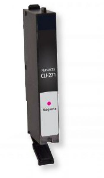 Clover Imaging Group 118128 Remanufactured Magenta Ink Cartridge for Canon CLI-271M; Yields 300 Prints at 5 Percent Coverage; UPC 801509358896 (CIG 118128 118-128 118 128 CLI-271-M CLI271M CLI 271 M)