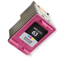 Clover Imaging Group 118131 Remanufactured Tri-Color Ink Cartridge To Replace HP F6U61AN, HP63; Yields 165 Prints at 5 Percent Coverage; UPC 801509358964 (CIG 118131 118 131 118-131 F6-U61AN F6 U61AN HP-63 HP 63) 