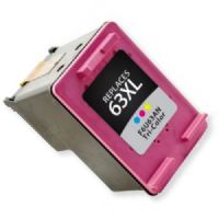 Clover Imaging Group 118133 Remanufactured High-Yield Tri-Color Ink Cartridge To Replace HP F6U63AN, HP63XL; Yields 330 Prints at 5 Percent Coverage; UPC 801509358988 (CIG 118133 118 133 118-133 F6-U63AN F6 U63AN HP-63XL HP 63XL) 
