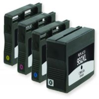 Clover Imaging Group 118139 Remanufactured High-Yield Black, Cyan, Magenta, Yellow Multi-Pack Ink Cartridges To Replace HP N9H62FN, HP932XL Four-Pack; UPC 801509359664 (CIG 118139 118 139 118-139 N9-H62FN N9 H62FN HP-932XL HP 932XL) 
