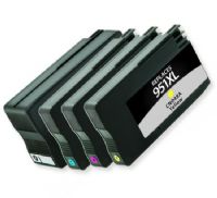 Clover Imaging Group 118160 Remanufactured High-Yield Black, Cyan, Magenta, and Yellow Multi-Pack Ink Cartridges To Replace HP CN045AN, CN046AN, CN047AN, CN048AN, HP951XL, HP950XL; Yields 1500 Prints per Cartridge  at 5 Percent Coverage; UPC 801509368758 (CIG 118160 118 160 118-160 CN 045AN CN 046AN CN 047AN CN 048AN CN-045AN CN-046AN CN-047AN CN-048AN HP-951XL HP 951XL HP 950XL) 