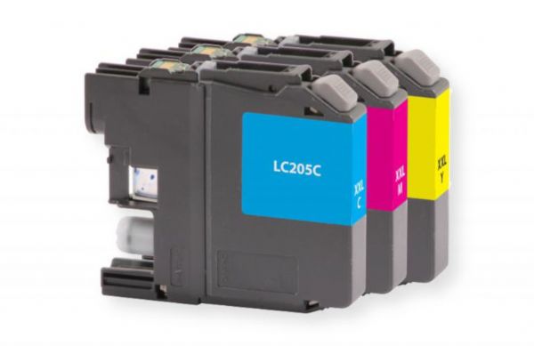 Clover Imaging Group 118171 Remanufactured Cyan, Magenta, and Yellow Super High Yield Ink Cartrides for Brother LC2053PKS 3-Pack; Cyan, Magenta and Yellow Packs; UPC 801509368864 (CIG 118171 118-493 118493 LC2053PKS LC-2053PKS LC2053PKS BRTLC2053PKS BRT-LC2053PKS BRT LC 2053 PKS BRO LC2053PKS)