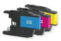 Clover Imaging Group 118196 Remanufactured Cyan, Magenta, Yellow Ink Cartridges for Brother LC71, 3-Pack; Cyan, Magenta, and Yellow Color; High yield; UPC 801509370430 (CIG 118196 118-196 118 196 LC 713PKS LC-71 3PKS LC 71 3PKS LC-71-3PKS) 