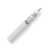 BELDEN1189AP8771000, Model 1189AP, 18 AWG, RG6, Series 6, Quad Shield, CATV Video Coax Cable; Natural Color; CMP-Plenum Rated; 18 AWG solid bare copper-covered steel conductor; Foam FEP insulation, Duobond Bonded to Dielectric Tape, Aluminum Braid, Duofoil Tape and aluminum Braid Shield; Low-Smoke PVC jacket; UPC 612825108139 (BTX 1189AP-8771000 TRANSMISSION CONNECTIVITY ELECTRICITY WIRE) 