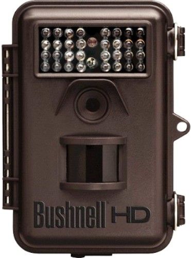 Bushnell 119437C Trophy 720 HD Night-Vision Trail Camera with Audio, 8 Megapixel high-quality full color resolution, HD Video 1280x720 pixels, Day/night autosensor, External power compatible, Adjustable PIR (Lo/Med/High) or Auto PIR, 0.6-second trigger speed,Programmable trigger interval: 1 sec. to 60 min., UPC 029757119148 (119-437C 119 437C 119437-C 119437)