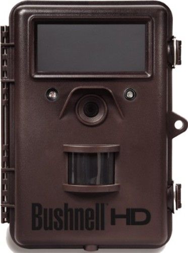Bushnell 119477C Trophy HD Brown Night-Vision Trail, 8.0MP Resolution, PIR Low/Med/High/Auto Sensor, 1280 x 720p HD Video Resolution, 0.6 sec Triggering Speed, Programmable trigger interval 1 sec - 60 min Time Interval, Multi-image mode allows 1 - 3 images per trigger Burst Modes, Programmable 1 - 60 sec Video Clip Length, Image and Video Quality, Hyper Night Vision, UPC 029757119124 (119477C 119477-C 119477 C)