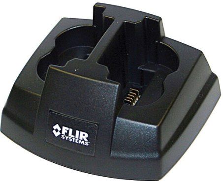 FLIR 1196474 Two Bay Battery Charger Including Power Supply (U.S.Plug) for use with FLIR B40, B50, B60, B360, B400 and BCAM Thermal Imaging InfraRed Cameras (119-6474 119 6474 1196-474)