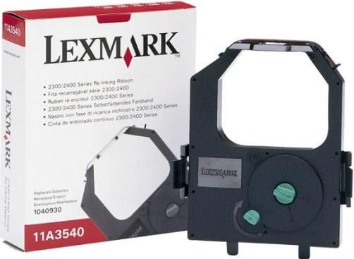 Lexmark 11A3540 Standard Yield Black Re-inking Ribbon, Works with Lexmark 2380, 2381, 2390, 2391, 2480, 2481, 2490, 2491, 2580, 2580n, 2581, 2581n, 2590, 2590n, 2591 and 2591n Forms Printers, Average Yield 4 million characters @ draft 10 pitch, New Genuine Original OEM Lexmark Brand, UPC 734646198783 (11A-3540 11A 3540 11-A3540 11 A3540)