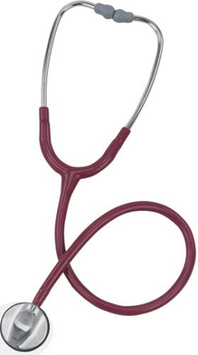 Mabis 12-214-070 Littmann Master Classic II Stethoscope, Adult, Burgundy, #2146, Single-sided tunable diaphragm allows monitoring of both high and low frequency sounds without having to turn over the chestpiece (12-214-070 12214070 12214-070 12-214070 12 214 070)