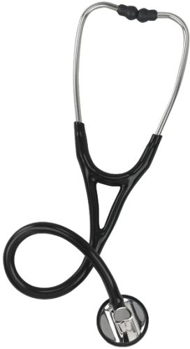 Mabis 12-217-020 Littmann Master Cardiology Stethoscope 22, Adult, Black, #2159, Features a handcrafted, solid polished stainless steel chestpiece, Two-tubes-in-one design helps eliminate tube rubbing noise (12-217-020 12217020 12217-020 12-217020 12 217 020)