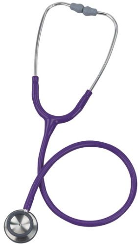 Mabis 12-220-200 Littmann Classic II S.E. Stethoscope, Adult, Purple, #2209, Features a tunable diaphragm (Classic II S.E.) that allows both low and high frequency sound to be heard by simply alternating the pressure on the chestpiece (12-220-200 12220200 12220-200 12-220200 12 220 200)