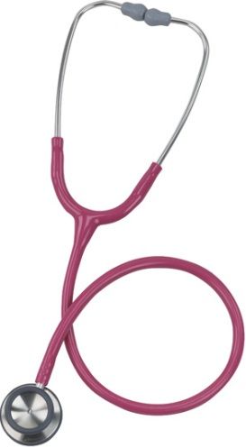 Mabis 12-220-270 Littmann Classic II S.E. Stethoscope, Adult, Raspberry, #2210, Features a tunable diaphragm (Classic II S.E.) that allows both low and high frequency sound to be heard by simply alternating the pressure on the chestpiece (12-220-270 12220270 12220-270 12-220270 12 220 270)