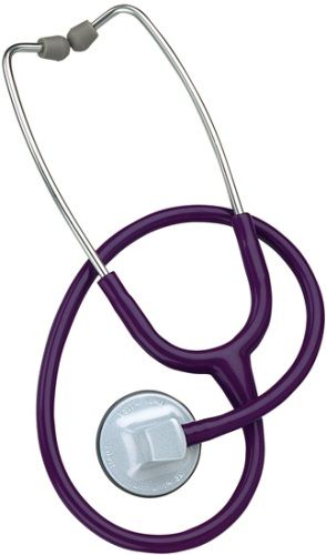 Mabis 12-229-200 Littmann Select Stethoscope, Adult, Purple, #2294, The patented single-sided bell and diaphragm allows low and high frequencies to be heard without having to turn over the chestpiece (12-229-200 12229200 12229-200 12-229200 12 229 200)