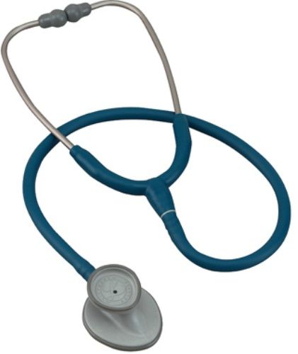 Mabis 12-245-260 Littmann Lightweight II S.E. Stethoscope, Adult, Caribbean Blue, #2452, Features a chestpiece designed for ease of use around blood pressure cuffs and body contours, Tunable diaphragm conveniently alters between low and high frequency sounds without the need to turn over the chestpiece (12-245-260 12245260 12245-260 12-245260 12 245 260)